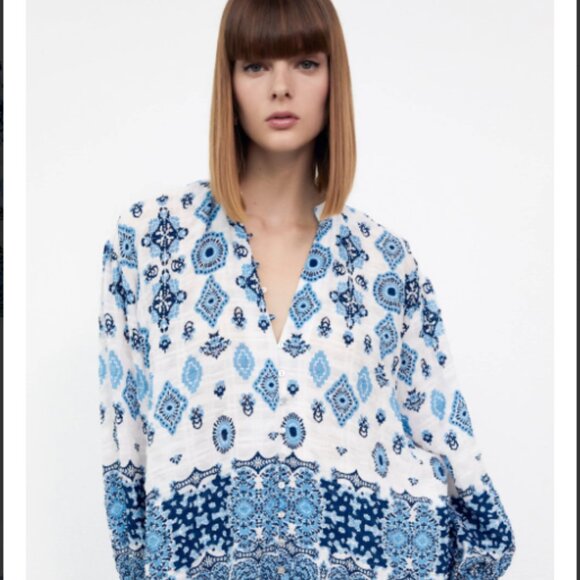 ZARA | Summer Blouse - Picture 1 of 8